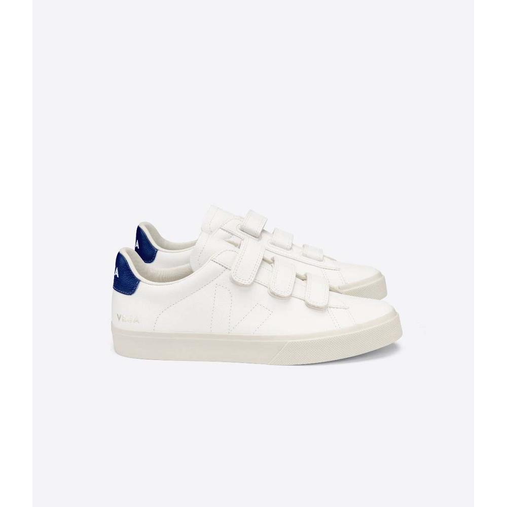 Veja RECIFE CHROMEFREE Cipő Férfi White/Blue | HU 200XYU